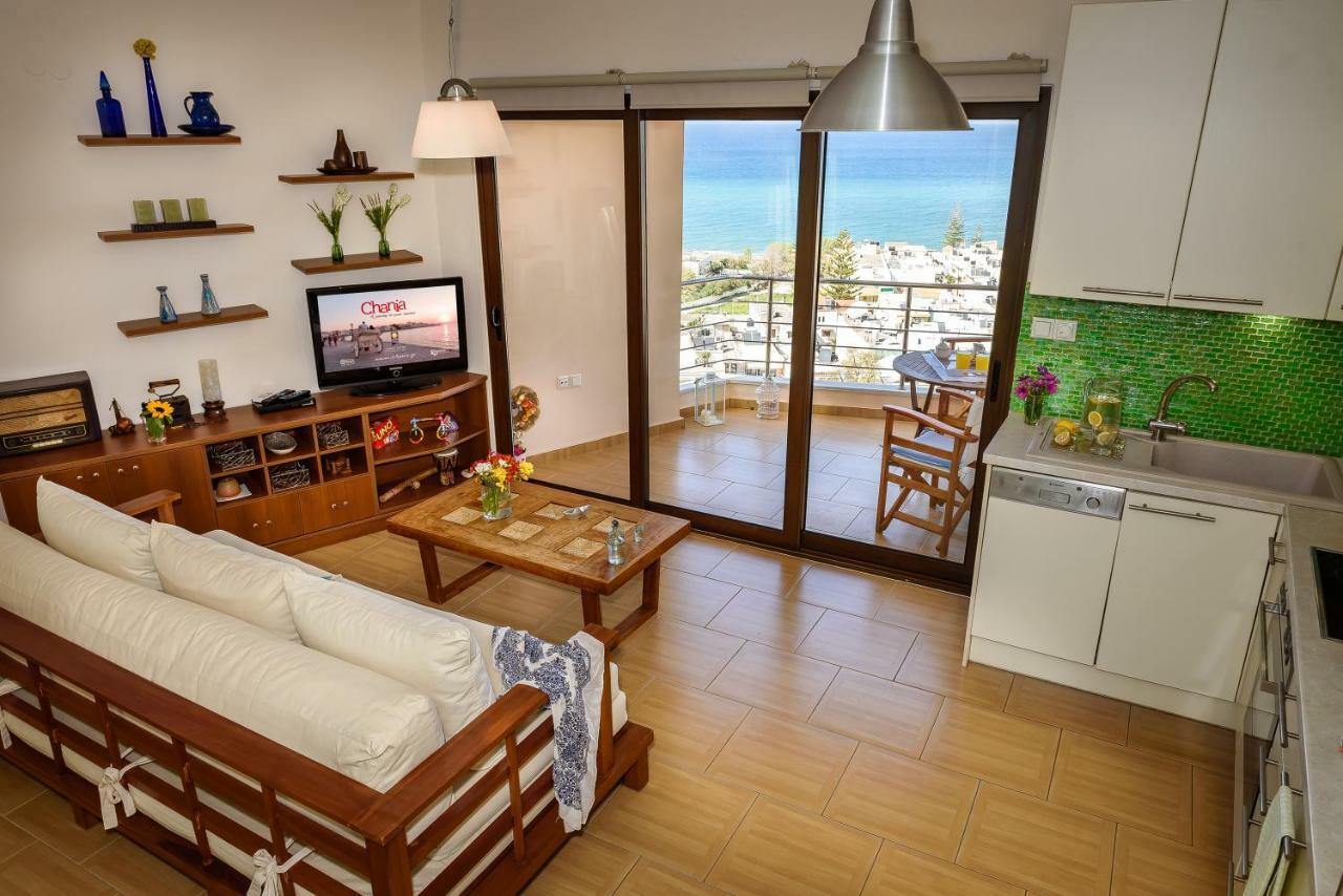 Platanias Sky View Apartment ภายนอก รูปภาพ